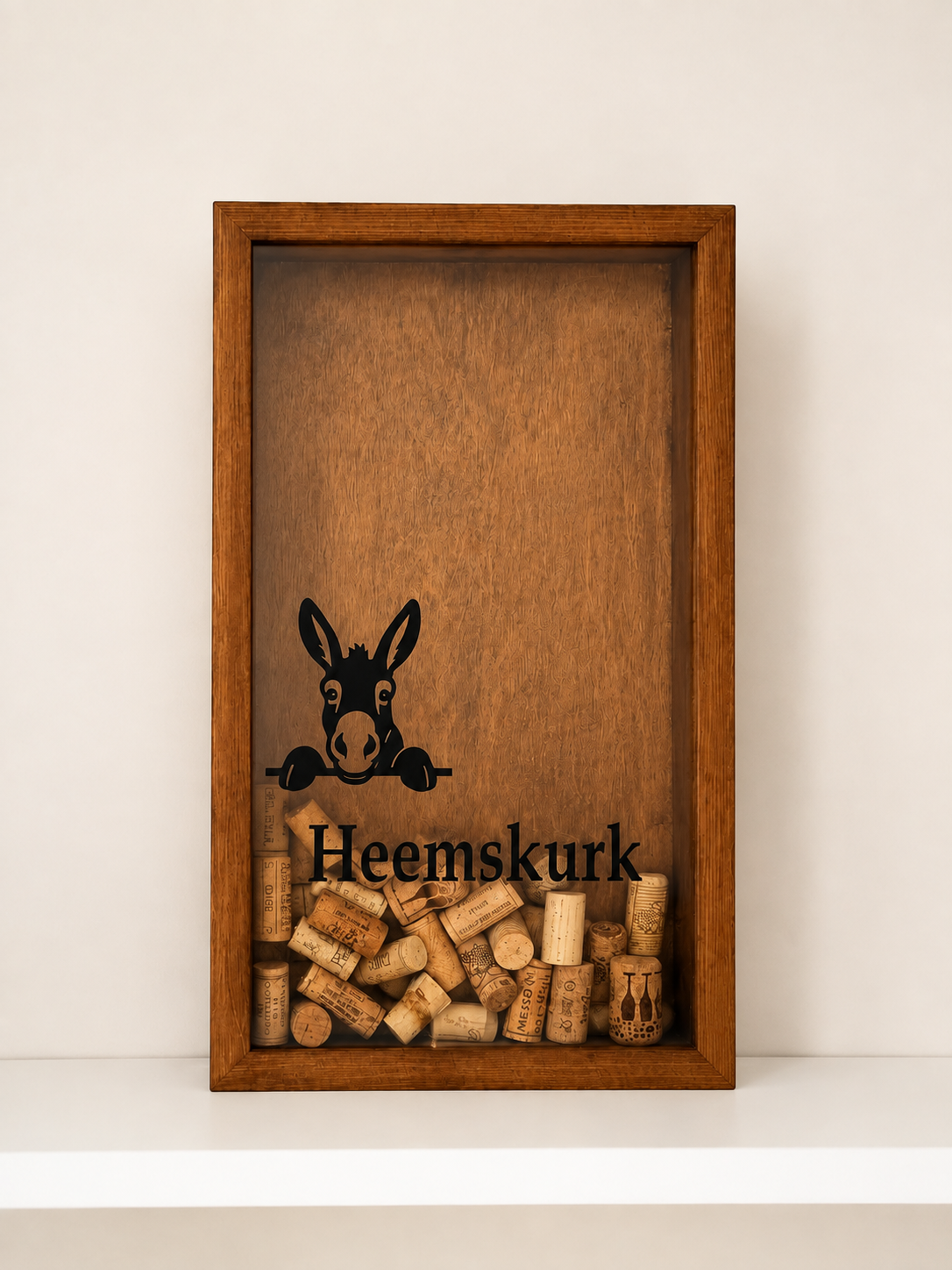 Proostkast Warm Walnoot - Groot Heemskurk + ezel